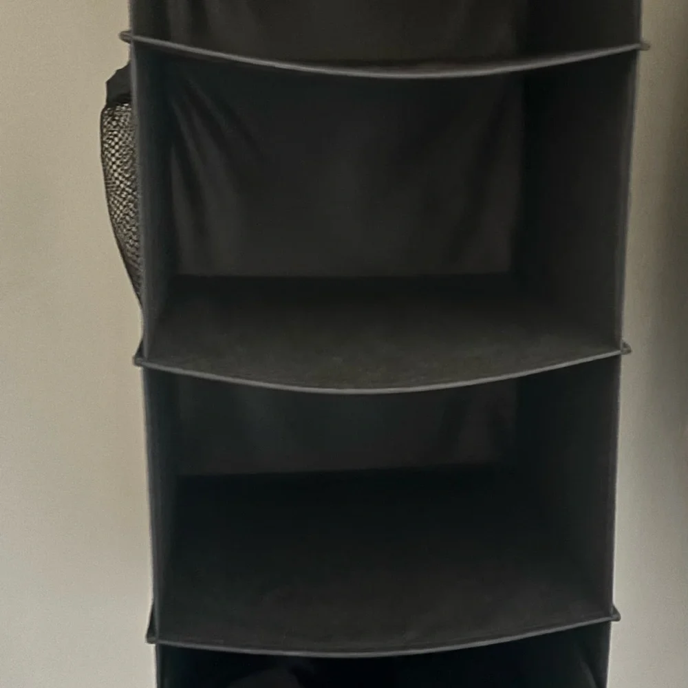 Black Hanging Closet Organizer Shelves